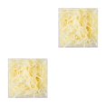 thumbnail image 2 of Matsuzay 1 paquete de relleno de rafia de papel Lafite, embalaje arrugado triturado, rellenos de confeti, artilugios, Pascua, Año Nuevo, Amarillo claro 2Conjunto, 2 of 6