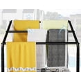 thumbnail image 4 of 3 Tiers Standing Towel Rack, Portable Bathroom Storage Organizer, Lightweight Bath Towel Storage, Outdoor Swimming Pool Organizer Shelves, 52.1”H x 27.5”W x 14.1”D, Weight Hold 400lbs, 4 of 4