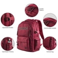 thumbnail image 4 of Forest Myth Backpack for Men and Women, Water Resistant College School Bag,Lightweight Travel Backpack,Large Size, Wine Red, 4 of 7