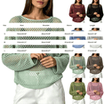thumbnail image 2 of JJHGVB Women's Crochet Tops Scoop Neck Hollow Out Knit Tops Knitted Sweater Beach See Through Cover Ups Vacation Knit Sweater Off Shoulder Sweater Summer Tops for Women A1-White M, 2 of 4