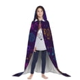 thumbnail image 3 of Honeii Colorful Snake Print Poncho Cape, Cloak Coat, Snuggly Hooded Wearable Blanket, Hooded Cape For Teenagers,Halloween Costumes-Medium, 3 of 7