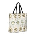 thumbnail image 2 of ZNDUO Vintage Paisley Abstract Pattern Large Tote Bag, Zipper Lightweight Beach Tote, 2 of 8