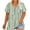 Green, variant on Plus Size Women's Tops Short Sleeve Casual 4X Loose Blouse