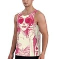 thumbnail image 2 of Salouo Ace Of Diamonds Lady for Men's Tank Tops,Sleeveless Muscle Shirts for Men Quick Dry Workout Tank Top Gym Muscle Tee Fitness Bodybuilding Sleeveless T Shirt-Small, 2 of 7