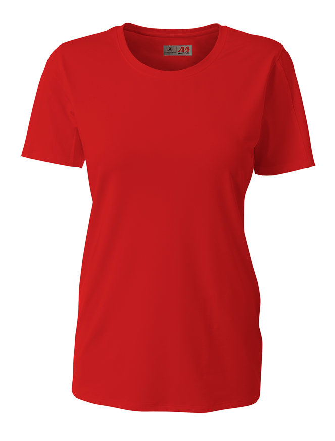 A4 Spike Short Sleeve Volleyball Jersey For Women in Scarlet | NW3014