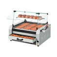 thumbnail image 1 of VEVOR 30 Hot-Dogs 11 Rouleaux Cuiseur-Gril Électrique Machine Chauffe-Petits Pains Couvercle 1950W, 1 of 9