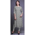 thumbnail image 5 of Bimba 3/4 Sleeve Kurta Printed Straight Kurti Summer Clothing For Women, 5 of 6