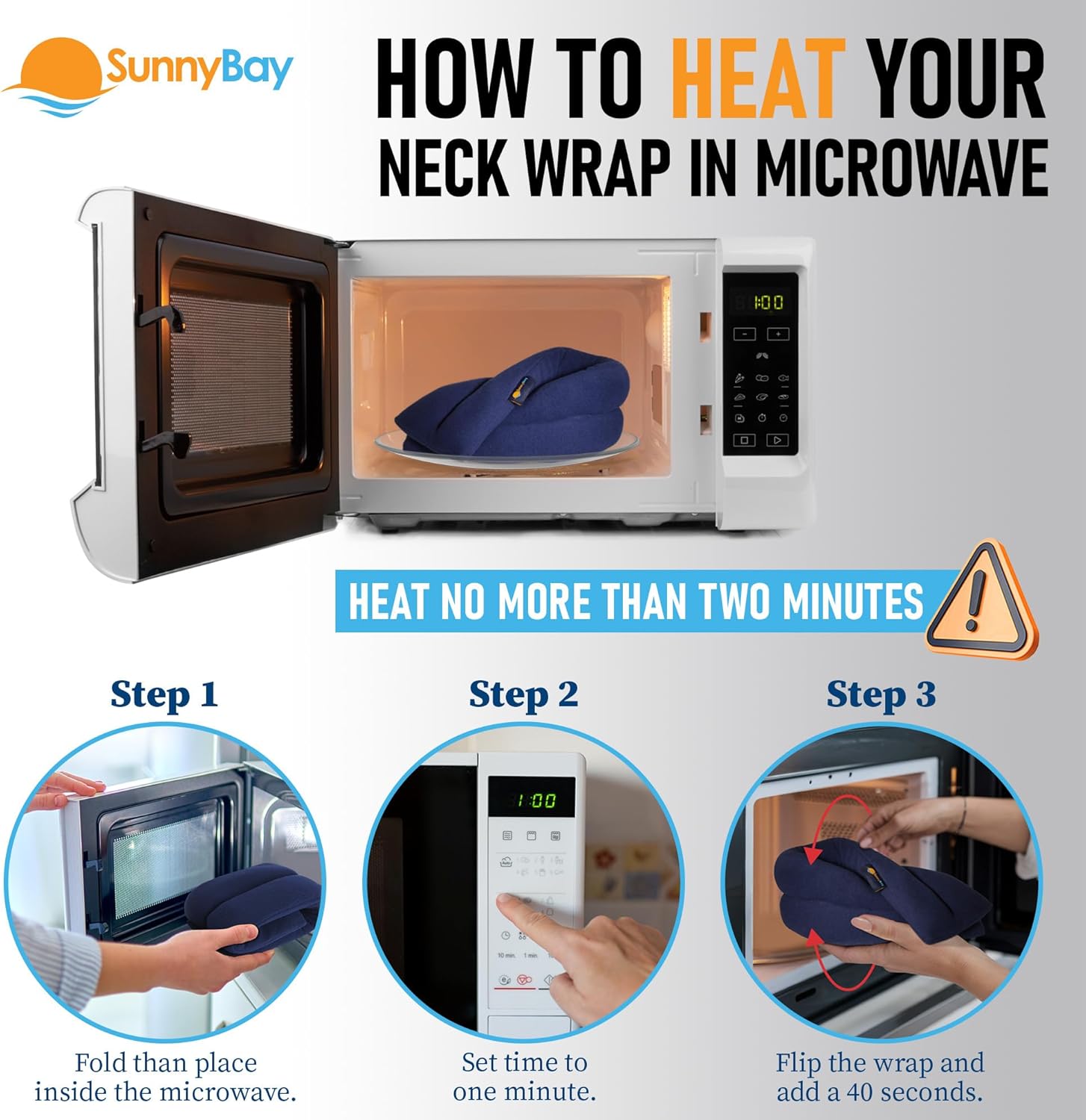 Sunnybay Microwave Heating Pad For Neck And Shoulders 26" photo 5
