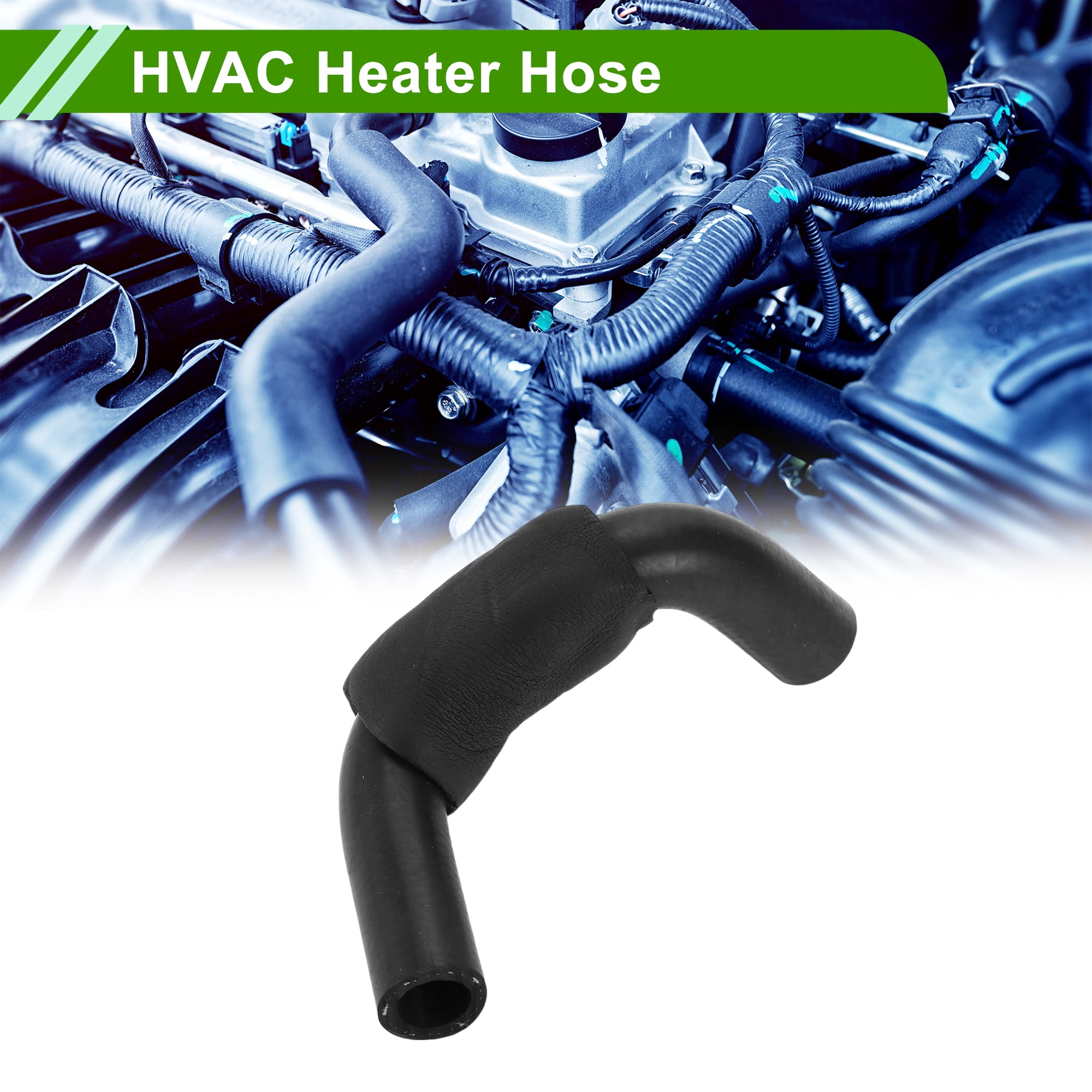 Unique Bargains HVAC Heater Hose For Toyota Camry 2.2L 1997-2001 Black Rubber