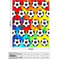 thumbnail image 3 of Manta de fútbol, ​​manta de balón de fútbol, ​​manta de franela suave y ligera, cálida y acogedora, regalo para fanáticos del deporte, niños y adultos, 3 of 8