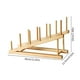 thumbnail image 3 of Organizador para secar platos de estante de utensilios de madera | Exposición de encimeras de cocina y almacenamiento de armarios | Contiene platos, tazas, tablas de cortar, libros | Madera caqui, 3 of 7