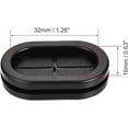 thumbnail image 4 of Pasacables de goma con ojal ovalado y soporte de doble cara, dimensión 35 x 20 mm, protección de pasacables de goma, 4 unidades, 4 of 5