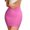 Pink, variant on Fsqjgq Skirts for Women Women's Ribbed Knit Black Mini Skirt High Waist A Line Slim Fit Ruched Wrap Versatile Stretchy Pencil Skirts