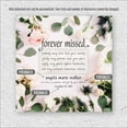 thumbnail image 3 of Forever Missed | Personalized Memorial, Grief, Sympathy, Bereavement, Condolence, Funeral Gift, Wall Decor, 3 of 11