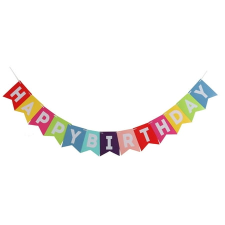 Joyeux Anniversaire Papier Lettre Imprimer Partie Bricolage Decoration Crochet Banniere Photo Prop Walmart Canada