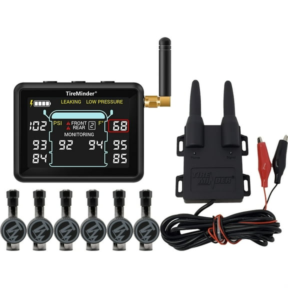 Tireminde Tire Monito TM22164 Digital Tire Monitor 6 Flow Thru