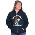 thumbnail image 3 of Smurfs Cartoon Christmas Presents Zip Up Hoodie Men's Women's Brisco Brands S, 3 of 6