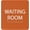 Burnt Sienna, variant on ADA CENTRAL SIGNS - 6" X6" Waiting Room Sign - ADA Compliant Tactile Graphics Grade 2 Braille Text Acrylic Wall Signs - Please Wait Here, Reception Counter Door Signs for Medical Clinics, Offices