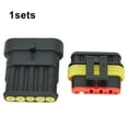 thumbnail image 1 of Electrical Waterproof Connector 1 2 3 4 5 6 Pin Way Superseal Car Boat Kit Clip, 1 of 9