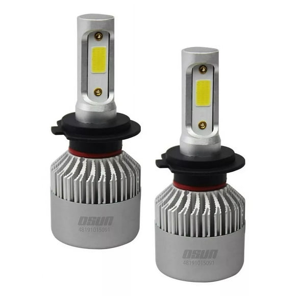 Set Focos H7 Led Baja 36w S2 Faros Motos Autos