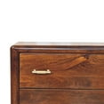 thumbnail image 6 of Artisan Furniture Solid Wood Regency Woven 2-Drawer Nightstand in Chestnut finish, 6 of 10