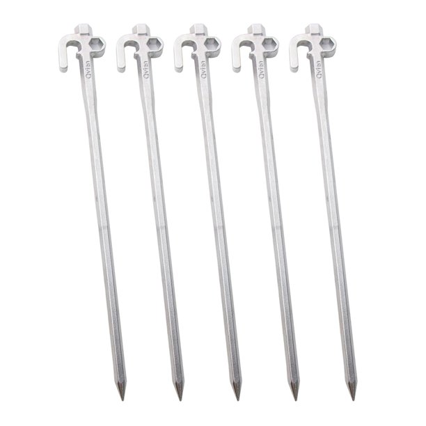 Tent Stakes Heavy Duty, Metal Steel Tent Pegs for Outdoor Camping