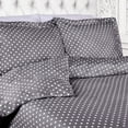 thumbnail image 4 of 600 Thread Count Cotton Blend Polka Duvet Set, Full/ Queen, Grey, 4 of 7