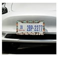 thumbnail image 2 of Renewold Southwest American Tribal Cow Print License Plate Frame with Screws Accessories Tribal Animal Print Auto Decor for Standard US License, Set of 2, Cyan Orange, 2 of 7