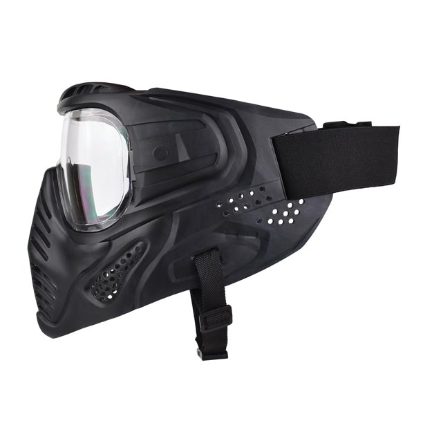 Máscara de cara completa para hombre/mujer respirador CS juegos al Lente transparente Sunnimix Equipo de juego de cara completa