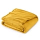 thumbnail image 1 of Manta polar para cama, color amarillo mostaza, 130 x 150 cm, 300 g/m², 1 of 8