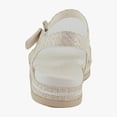 thumbnail image 4 of Naturalizer Neila2 Women's Sandals Eggshell Beige Raffia Size 10 M, 4 of 8