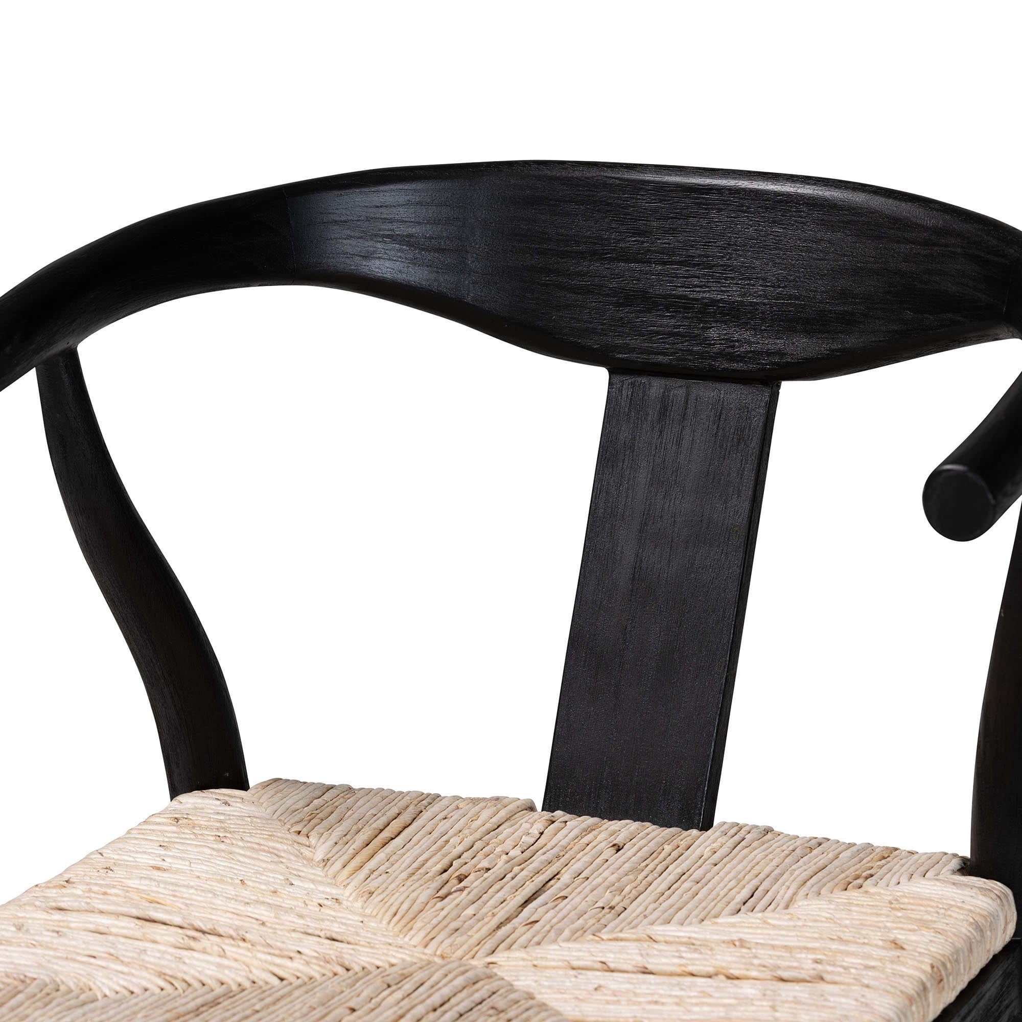 bali & pari Fika Boho Dining Chair, Black