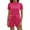 Hot Pink, variant on UVN Jumpsuits for Women Summer Short Sleeve Tshirt One Piece Rompers Casual Outfits Clothes with Pockets