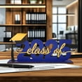 thumbnail image 5 of 2025 Graduation Decorations, Class of 2025 Table Wooden Centerpieces Sign, 2025 Graduation Party Decorations, Graduation Desktop Decorative Ornament for Preschool High School College(Blue), 5 of 5