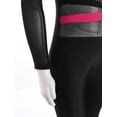 thumbnail image 6 of TiaoBug Kids Girls Gymnastics Sports Jumpsuit Full Length Yoga Acrobatics Practice Athletic Tank Bodysuit Black&Hot Pink 12, 6 of 7