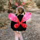 thumbnail image 2 of Txlixc Juego de rol de cuento de hadas de 4 piezas para niñas, falda brillante + alas de mariposa de cuento de hadas LED + horquilla + palo de mariposa Txlixc  moda, 2 of 9