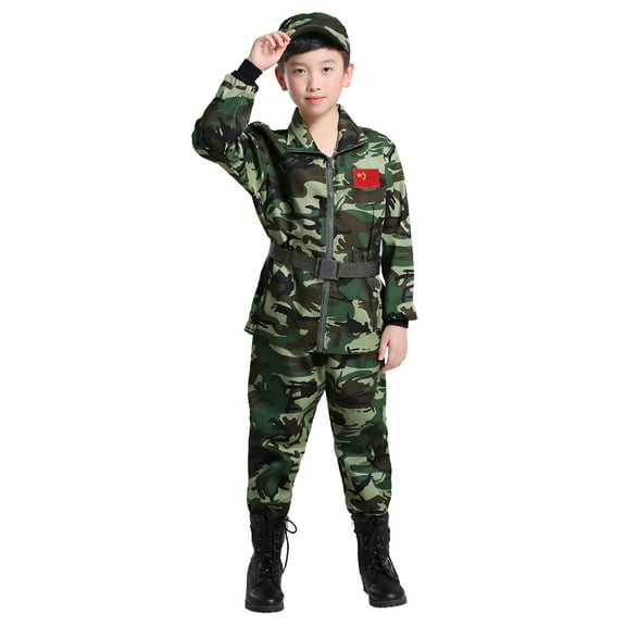 Xudanell Clothes for Teens Camo Sweatshirt Rmyss for Kids 5t Boys Clothes Soldier Militaryss Camouflagess Uniforms for Boys Sports Athletic Jogger Baby Boy Clothes