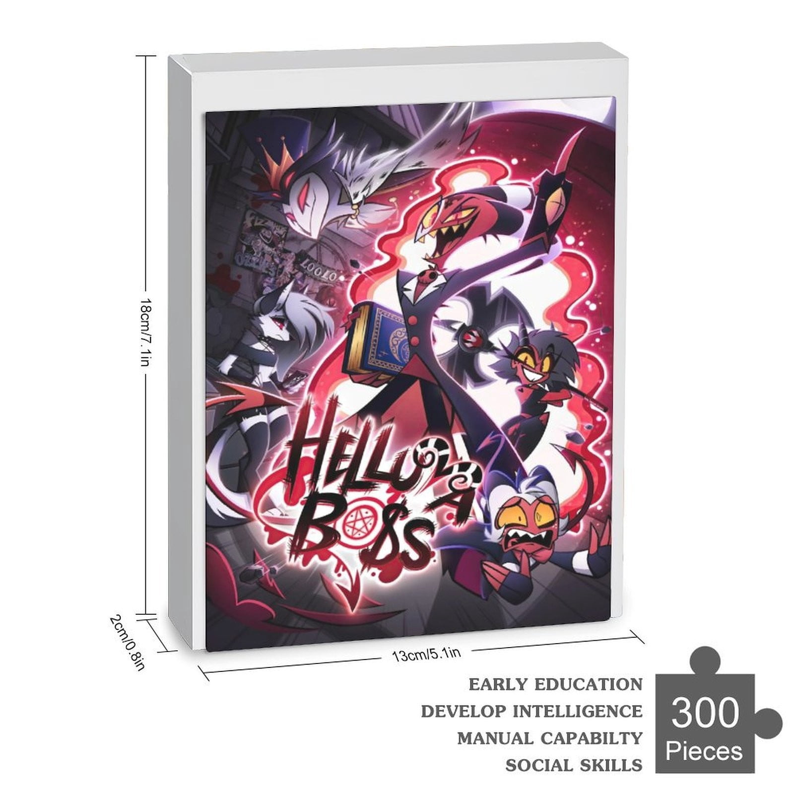 Helluva Boss Jigsaw Puzzle 35/70/120/200/300/500/1000 Piece Birthday Gift Vibrant Colors High Quality