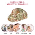 thumbnail image 6 of KLL Colorful Paisley Pattern Shower Cap & Bath Cap for Women,Reversible Oversized Waterproof Shower Caps for all Hair Lengths,Elastic Reusable Bathing Hair Cap, 6 of 6