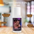 thumbnail image 3 of Sexy Things Lubricante a base de agua con sabor 30ml 4 en 1 Lubricante para Masaje Efecto Calor Íntimo (Chocolate), 3 of 4
