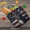 thumbnail image 5 of Picia Vintage American Deer for Tote Bag for Women with Zipper, Gym Tote with Compartments, Laptop Work Tote Nurse Dance Yoga Bag for Sport, Travel, 5 of 7