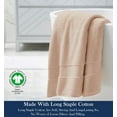 thumbnail image 4 of Delara Organic Cotton Luxuriously Plush Bath Sheet |GOTS & OEKO-TEX Certified |650 GSM Long Staple | Quick Dry & Ultra-Absorbent, 4 of 7