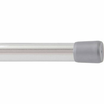 Mainstays 5/8" Nickel Adjustable Spring Tension Curtain Rod, 48-75", Nickel