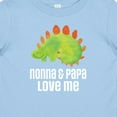 thumbnail image 4 of Inktastic Nonna and Papa Love Me Boys Grandchild Dinosaur Boys Baby T-Shirt, 4 of 5