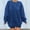 Blue, variant on Yteetum Dark Gray Pullover Sweatshirts for Women Long Sleeve Round Neck Hoodless Sweatshirt Ladies Comfortable Casual Crew Neck Sweatshirt Tops-Summer