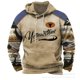 thumbnail image 1 of Sudadera con capucha Retro para hombre, ropa informal diaria con estampado 3D de gran tamaño, otoño, cubierta Harajuku para hombre, 1 of 5