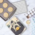 thumbnail image 5 of Yayeee Pot Holders Kitchen Heat Resistant with Pocket 7"x9.8" Cotton Oven Cooking Hot Pads, Beige Astronaut Record, 5 of 7