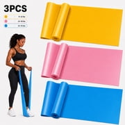 USTRIS 3Pcs Resistance Bands for Exercising, Latex-Free Exercise bands for Physical Therapy ,Workout Bands Resistance Bands Elastic Stretch Band for Rehab, Yoga, Pilates, Strength Training Women Men
