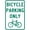 Warning Sign 3, variant on Bicycle Parking Only Funny Metal Warning Sign 8"x12" - Private Property Outdoor Notice, Yard Fence Street Workplace