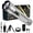 silver, variant on Rechargeable LED Flashlight,250,000 High Lumens, USB-C Fast Charging, 9 Light Modes, Zoomable Waterproof Flashlight for Camping, Hiking, Emergency Use